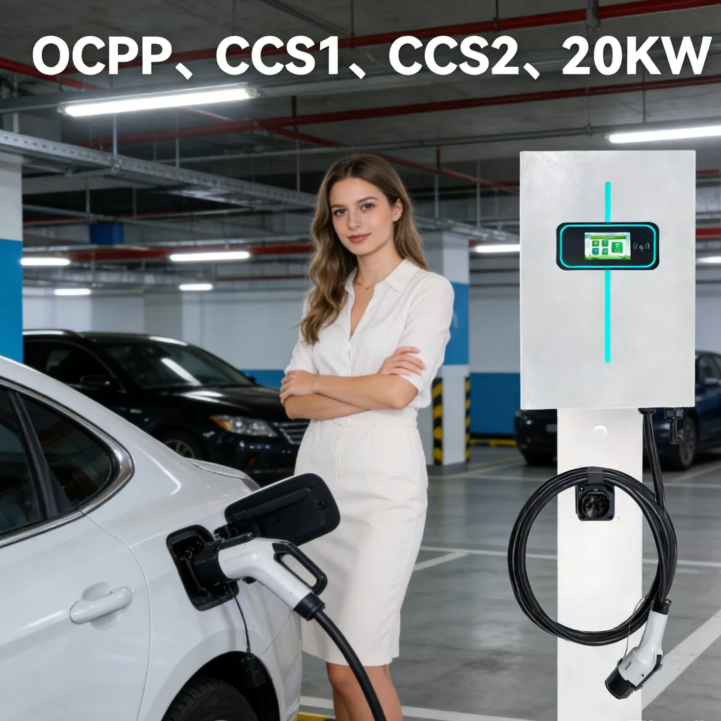 40kw Ocpp CCS2 EV Charging Station for Efficient Energy Management