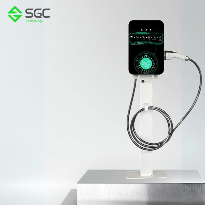 Floor-Standing GB/T Type 2 7kw 11kw 22kw Electric Car Home AC EV Charging Station