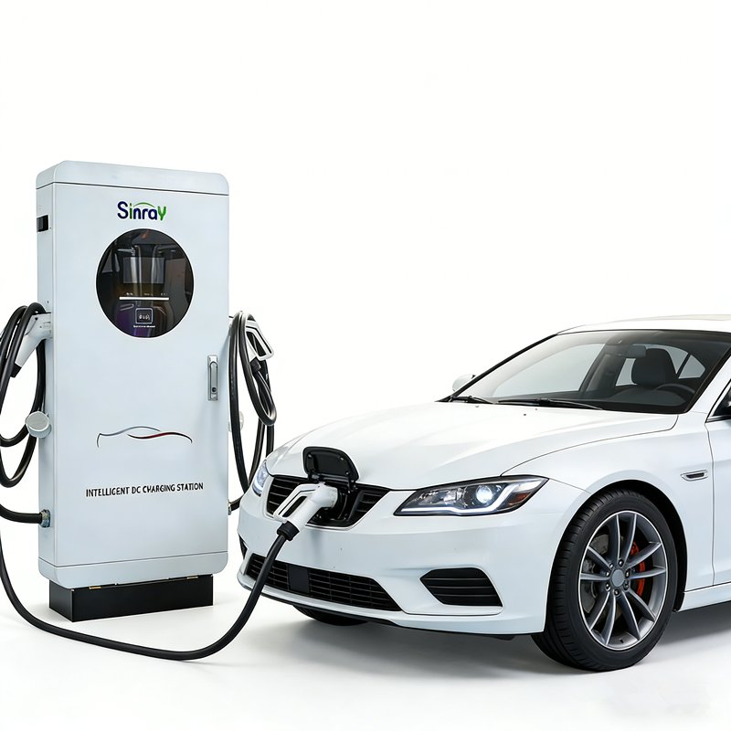 Sinrayk063 The 40kw-60kw New-Generation Electric DC Charging Station Is Commercially Efficient and Floor-Standing