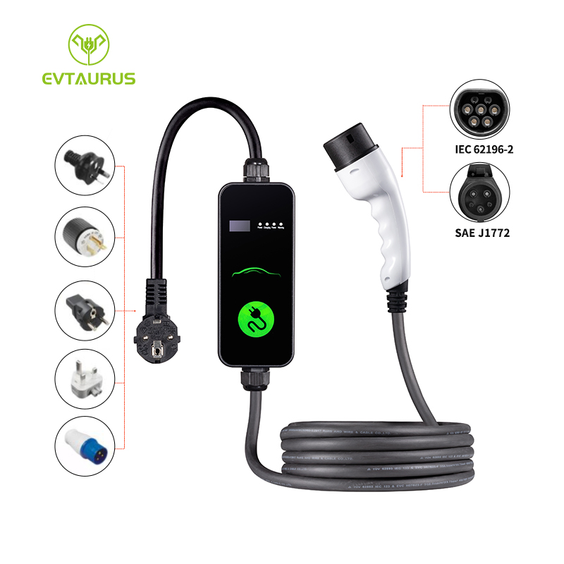 32A 7kw Gbt Portable Fast Charging Station on-Board Electric Vehicle Charger for EV Charging