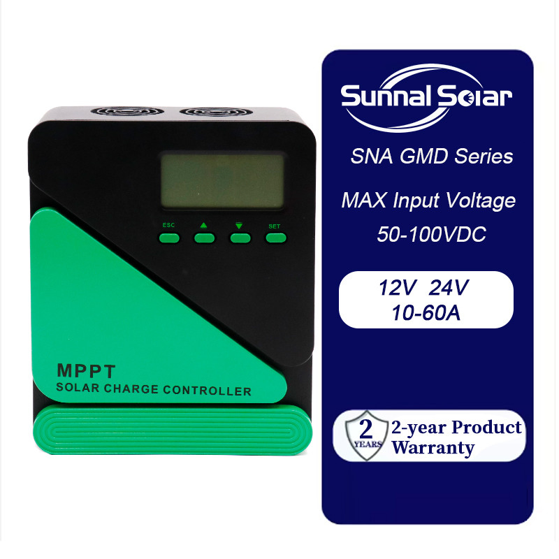 Manufacturer Best MPPT 24 V 10 AMP 20 AMP 30 AMP IP67 Smart Solar Charge Controller for Solar Panel System