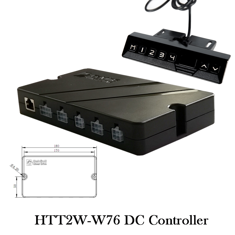 Hb Anti-Collision USB Charging Port Hand Remote Handset Standing Desk Four Memory Electric Hand Controller