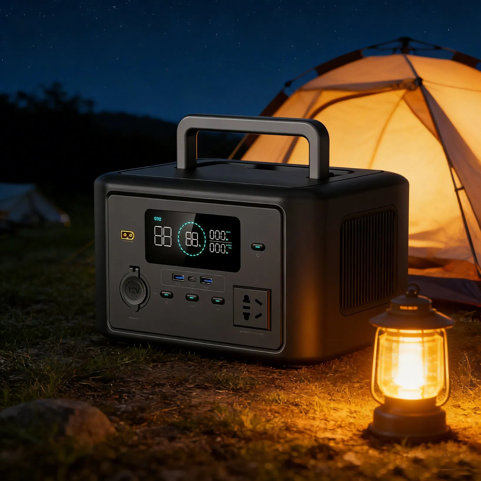 Outdoor Camping Power Supply System with Emergency Energy Storage