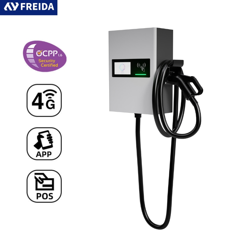 Freida 40kw Gbt Ocpp1.6 Light Floor Standing DC Charger Car Charging Station