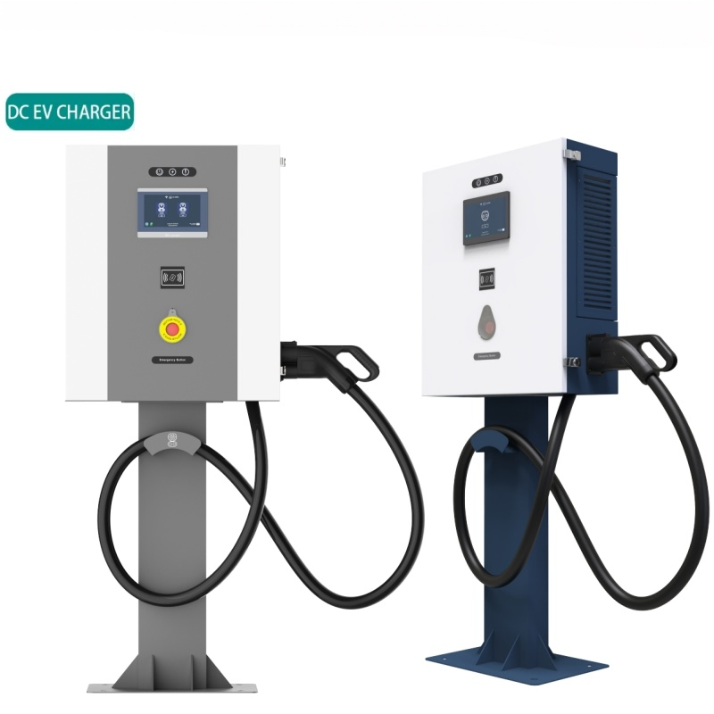 DC Output Commercial Use 5 Meter Cable Wall-Mounted EV Charger