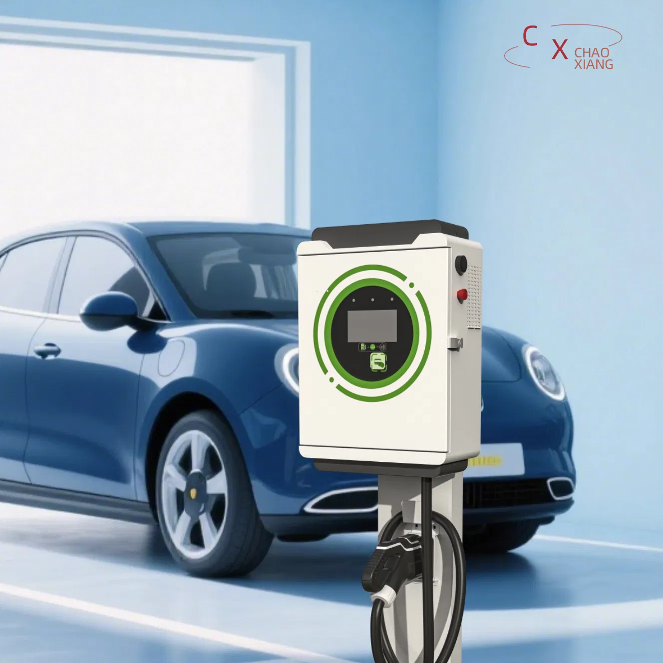 DC Quick Charger Wall-Mounted 40kw Charging Station GB/T IP54 OEM ODM Service EV Charger