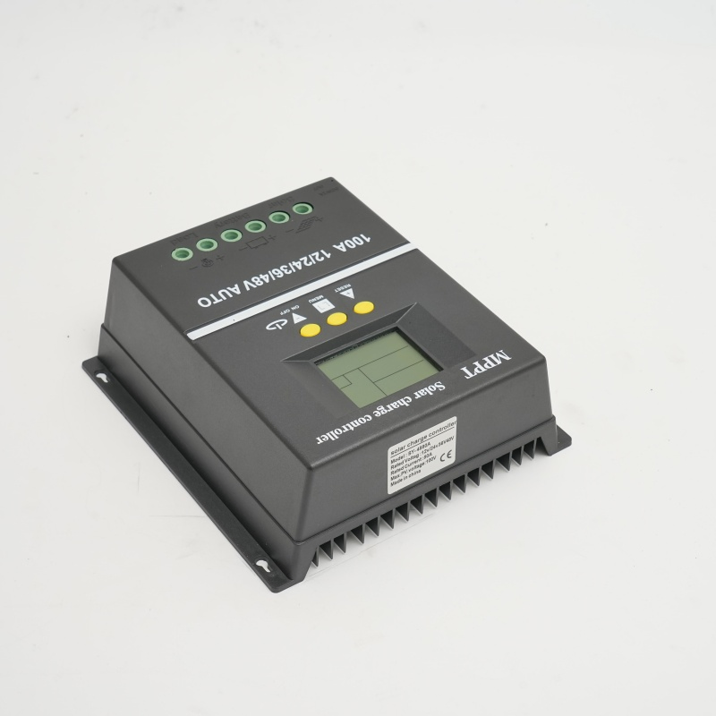 Smart LCD Solar Charge Controller with Dual USB Ports for Efficient Charging