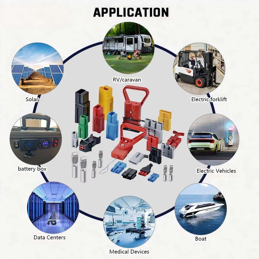 Triangle Handle 50A 120A 175A 350A Forklift Battery Charging Connector for Solar Power Electric Vehicle/Forklift Power Connector