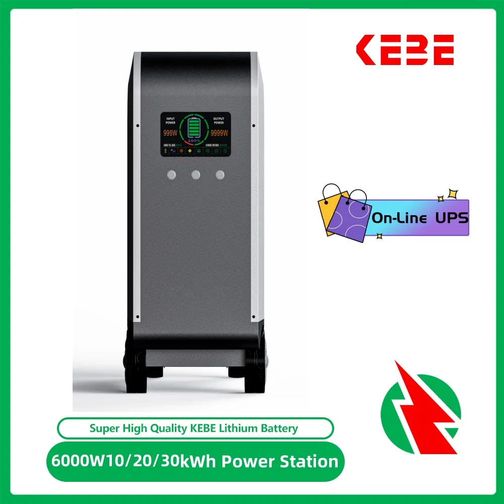 Home Solar Power System Online UPS 6kw EV Charging Rechargeable 20kwh30kwh Lithium Battery Energy Storage System