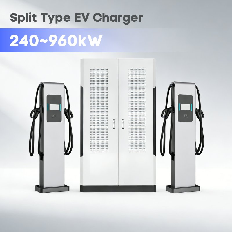 Advanced 360kw 480kw 600kw 720kw DC Split EV Charger with Smart Power Management for Multi-Terminal Charging