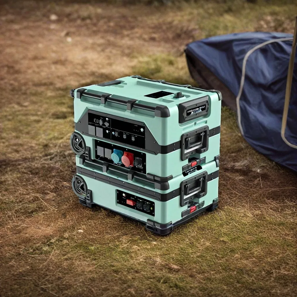 Compact 12000W Eco-Friendly Solar Generator Travel-Friendly Solar Power System