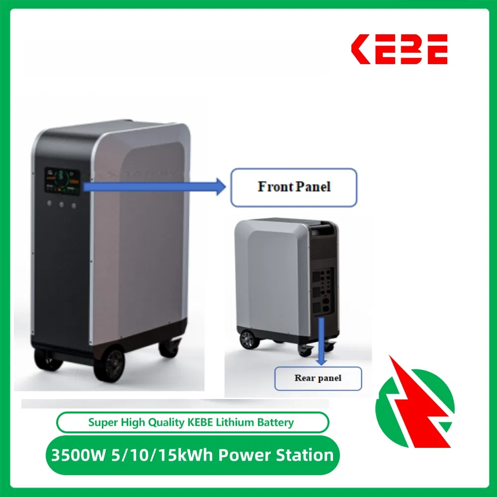 UPS Online 15kwh Home Solar Power System 4000W Lithium Ion Battery EV Charging Energy Storage System