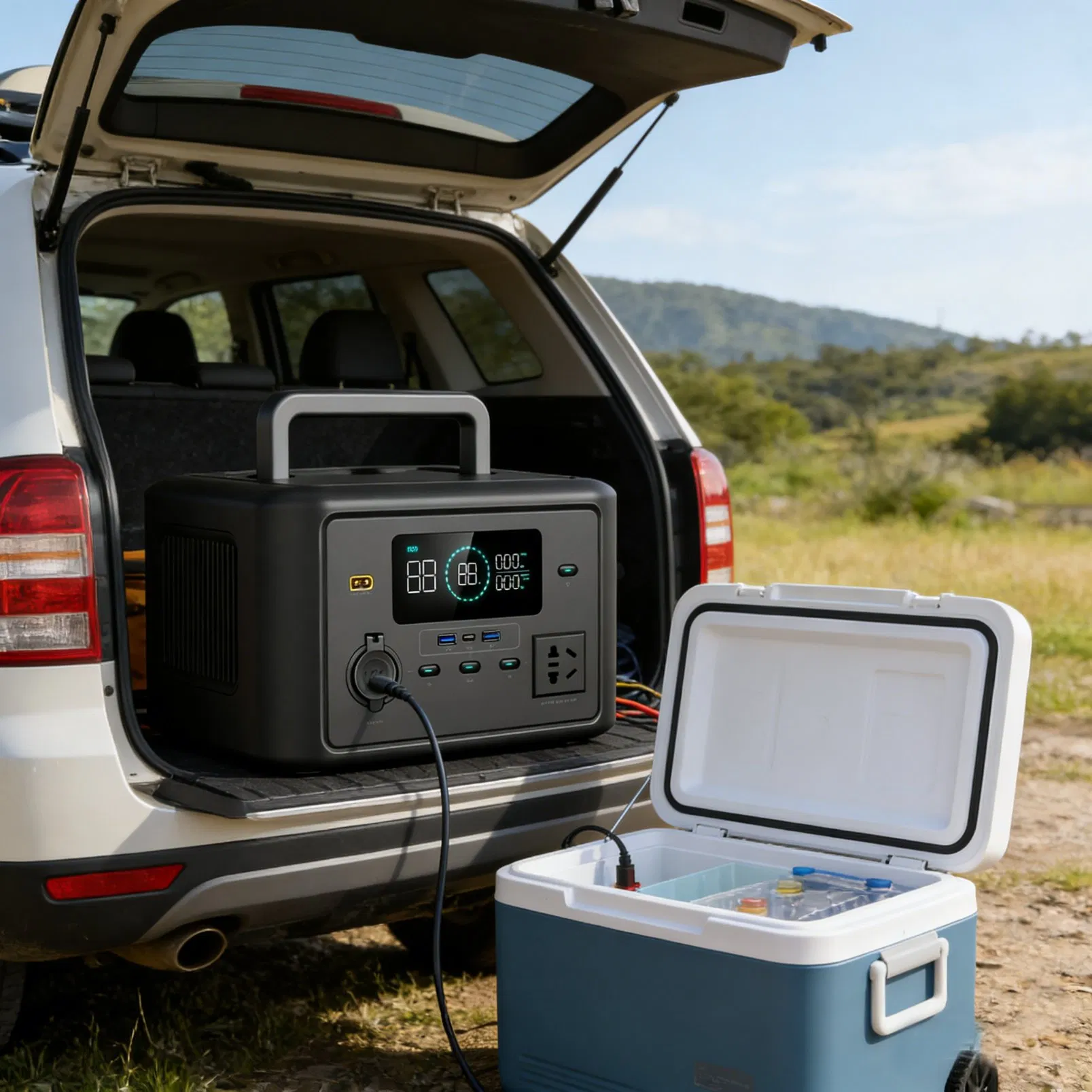 Outdoor Camping Power Supply System with Emergency Energy Storage