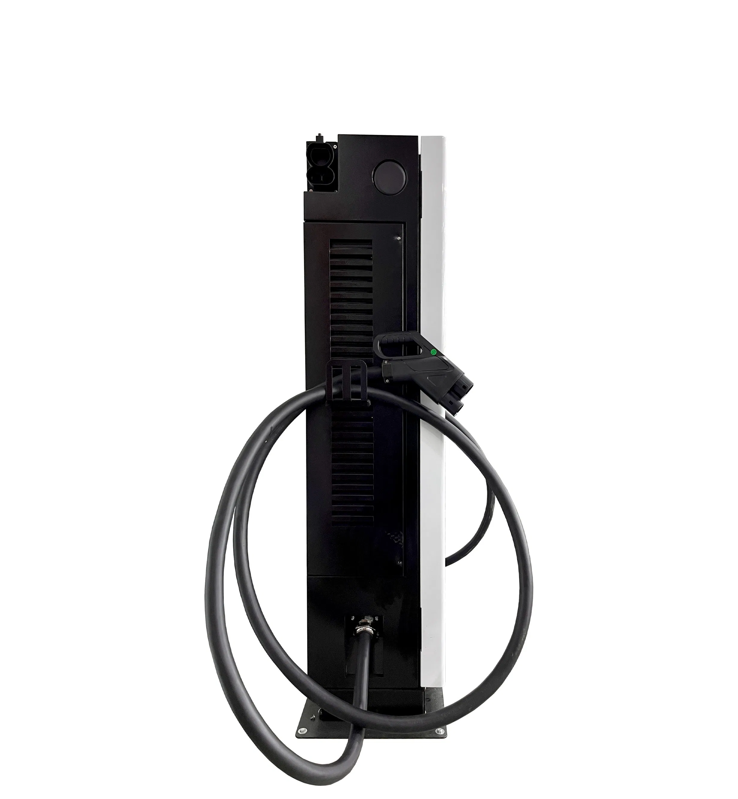 Smart DC Evse 60kw with Advertising LCD Floor-Standing EV Fast Charging Station
