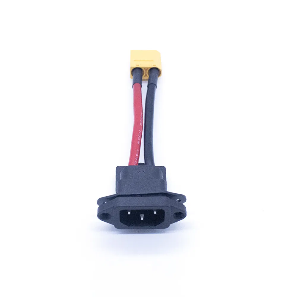 Lithium Battery Power Cable with Pin Plug to Xt90 Male Female Connector Charging Extension Wire Custom
