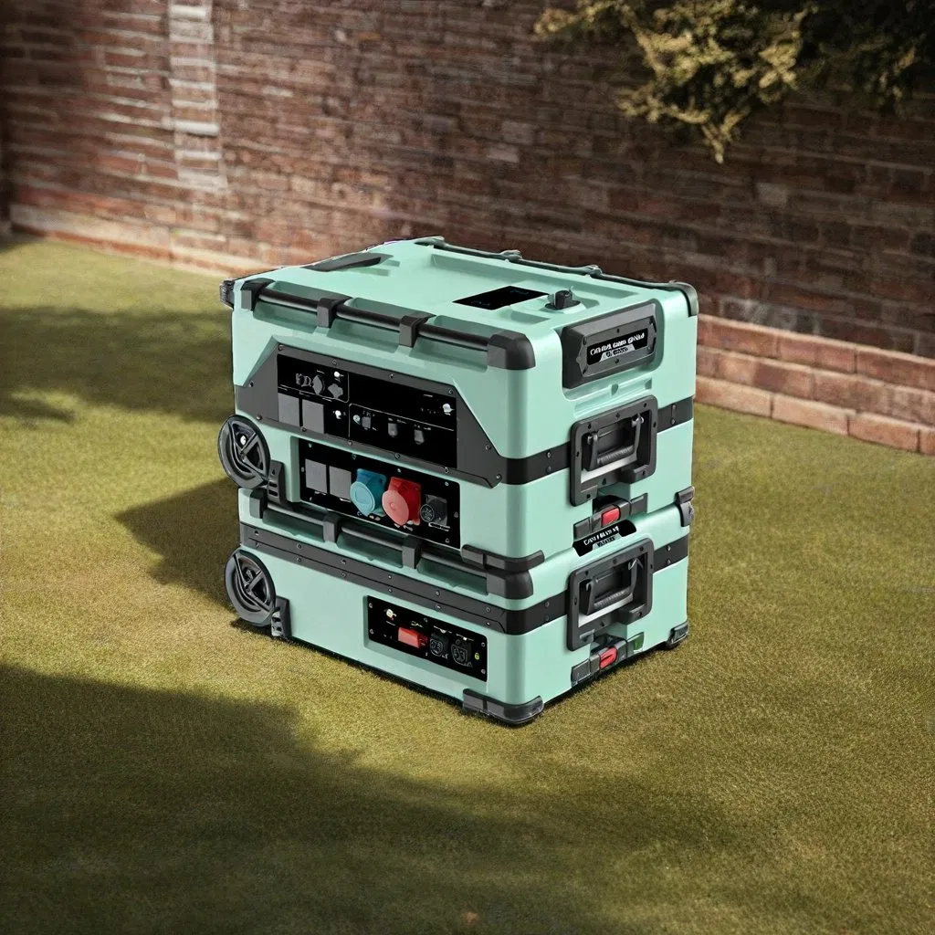 Compact 12000W Eco-Friendly Solar Generator Travel-Friendly Solar Power System