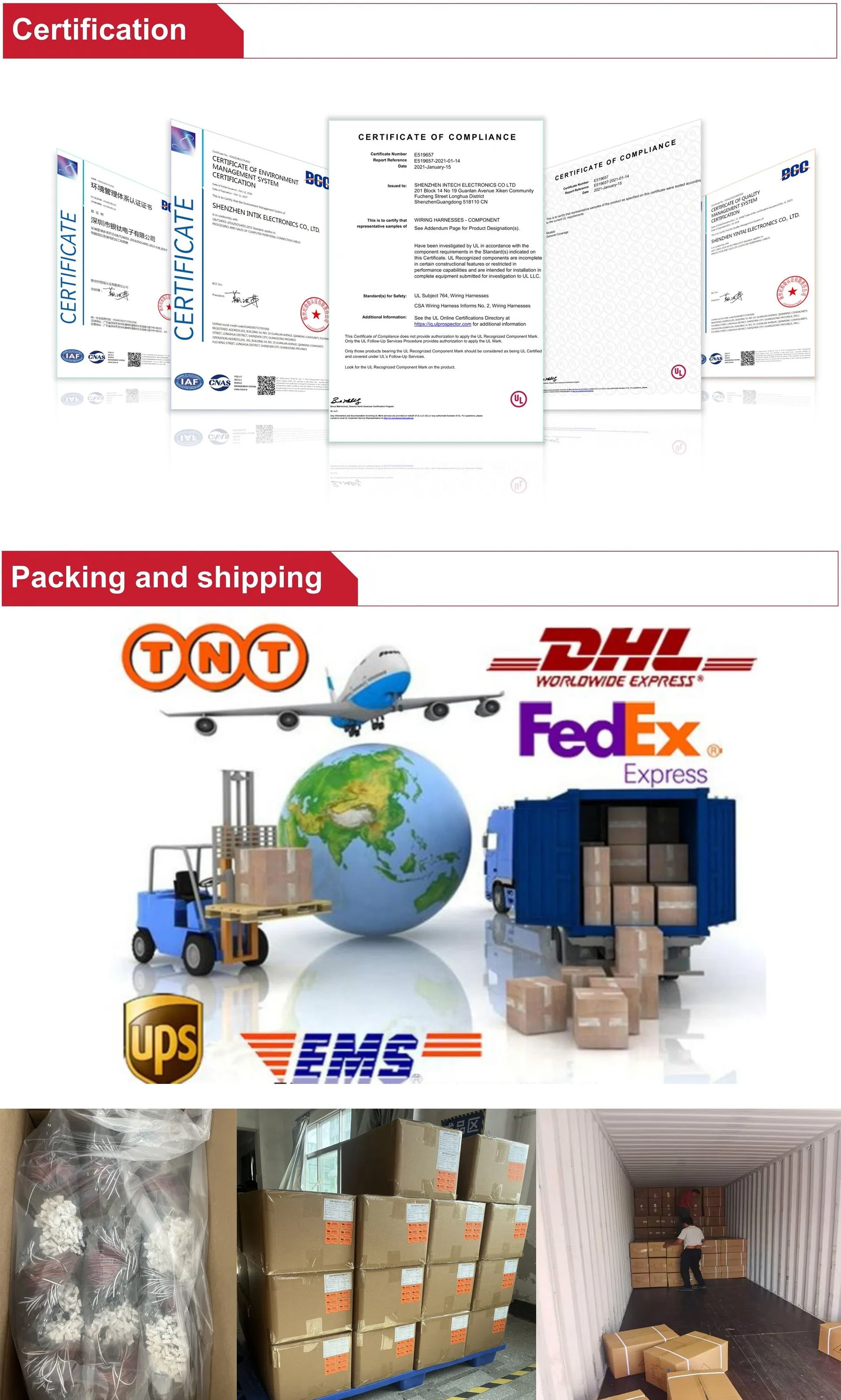 Certification and factory