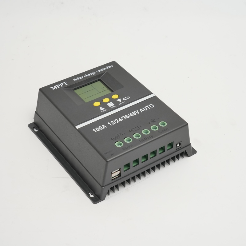 Smart LCD Solar Charge Controller with Dual USB Ports for Efficient Charging