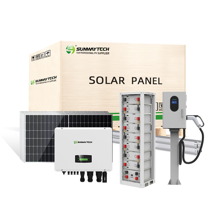 Sunway Sales Wholesale Price AC Charging 20W All in One Solar Panel Energy System Cost Power Generating for Home with EV Chargercommercial EV Charging Station