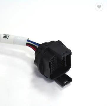 16 Pins Screw Lock Connector UL1430 Wire Charging Cable Assembly