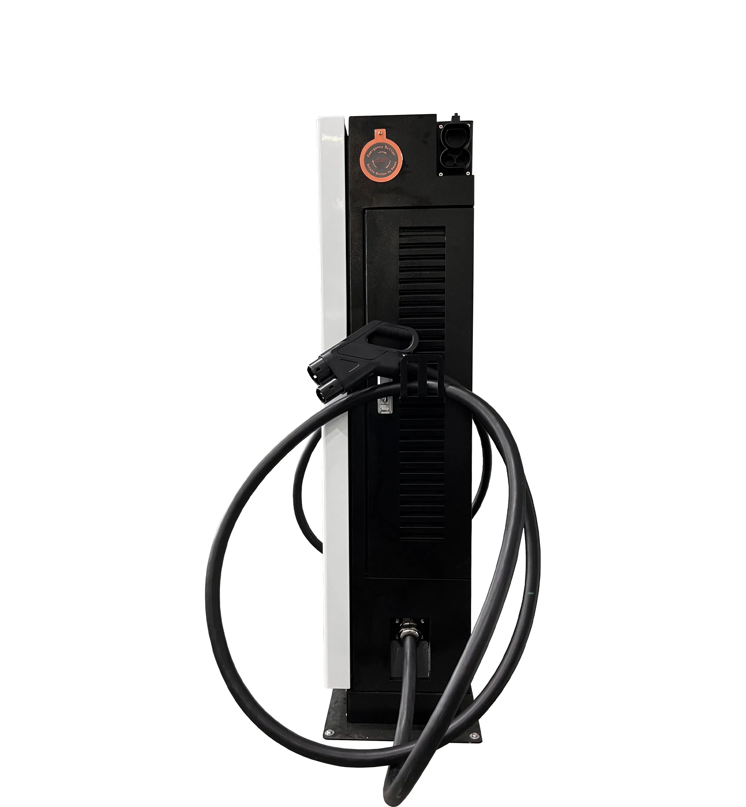 Smart DC Evse 60kw with Advertising LCD Floor-Standing EV Fast Charging Station