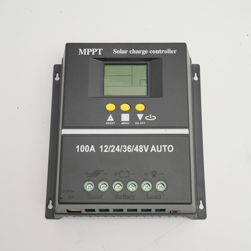 Smart LCD Solar Charge Controller with Dual USB Ports for Efficient Charging