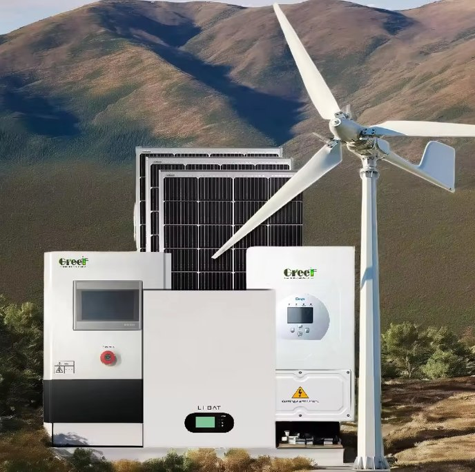 10kw off-Grid Smart MPPT Controller with Dump Load for Solar Wind Turbines Connection Lithium Battery