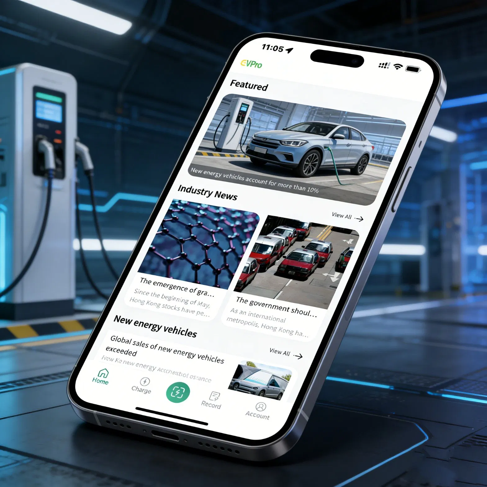 Evpro Convenient EV Charging APP Charging Station Location, Real-Time Status, Membership &amp; Points, Supports Ios &amp; Android Smartphones