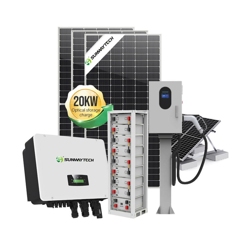 Sunway Sales Wholesale Price AC Charging 20W All in One Solar Panel Energy System Cost Power Generating for Home with EV Chargercommercial EV Charging Station