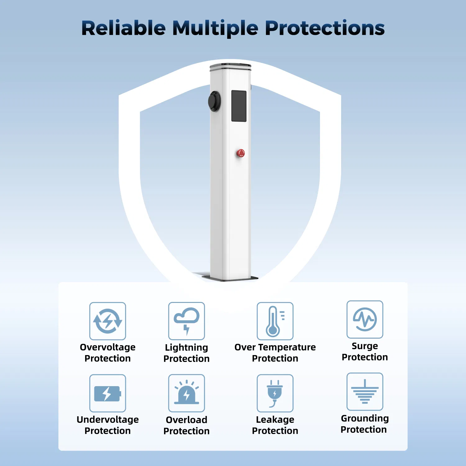 SETEC POWER 7kw11kw19.2kW 22kw 41kW Floor-Standing Station for Electric Cars High Efficiency Charging