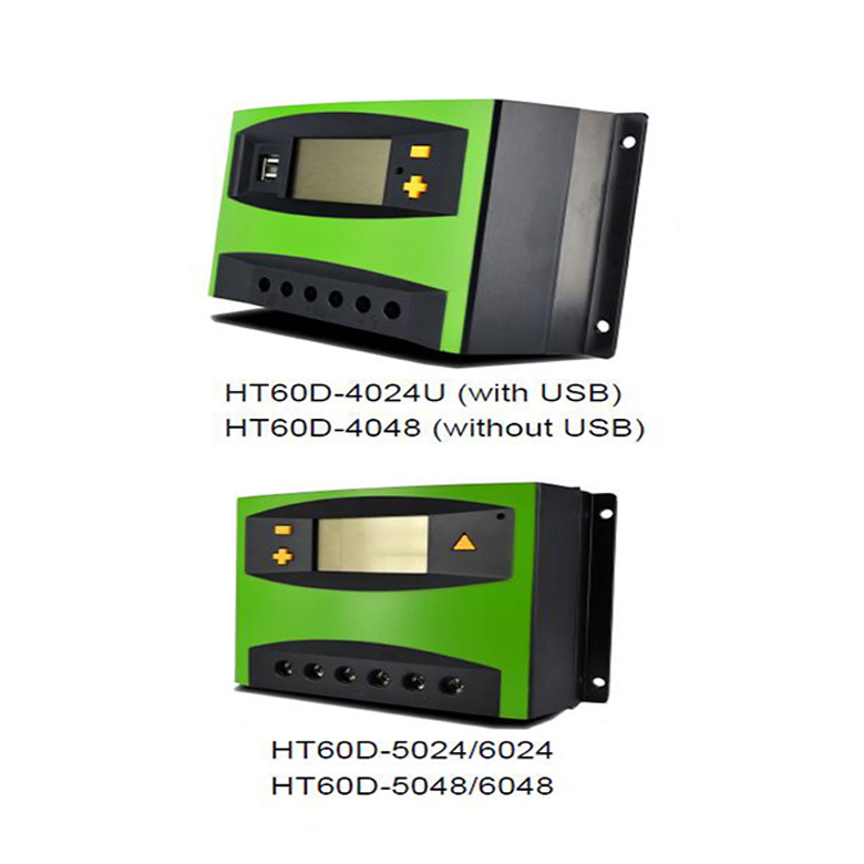 Solar Controller 20A-60A Smart Lighting Street Lamp Photovoltaic Panel Charging Controller