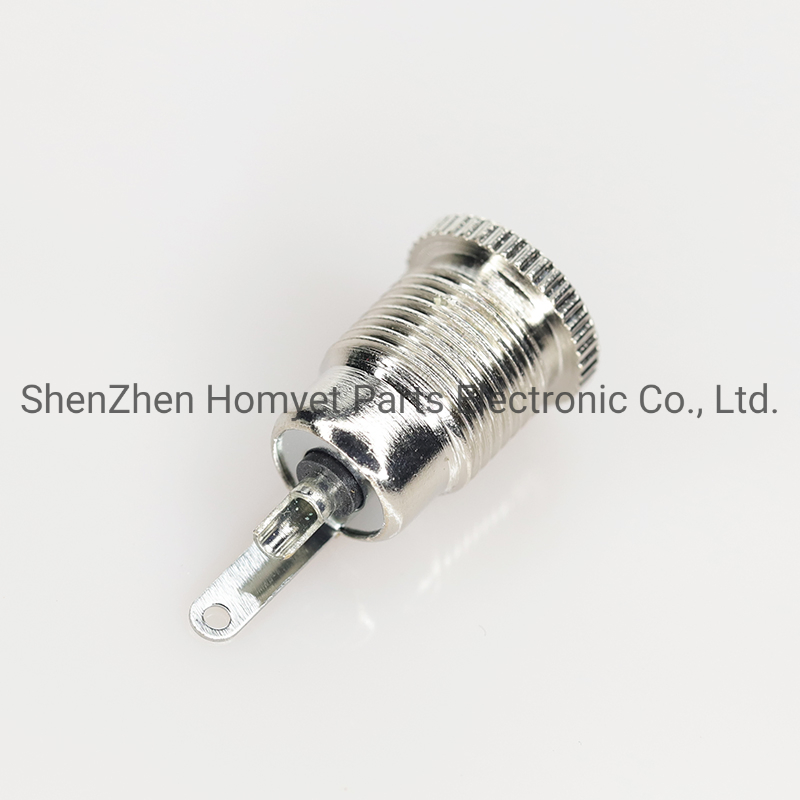 China Connector Supplier Metal Thread DC Power Socket Set Top Box Mobile Power Cigarette Lighter Charging Head