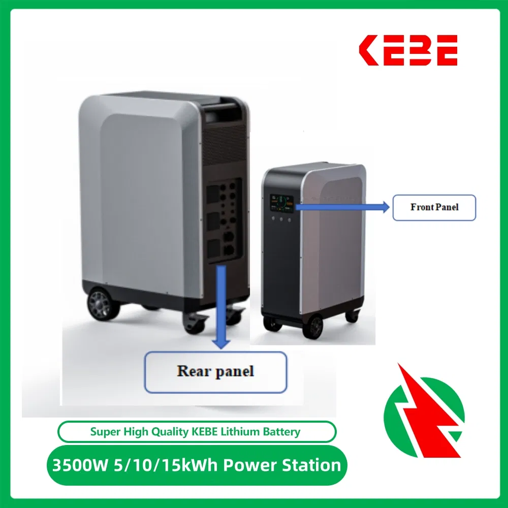 15kwh 4000W EV Charging Household Solar Power System Lithium Battery Online UPS Energy Storage System