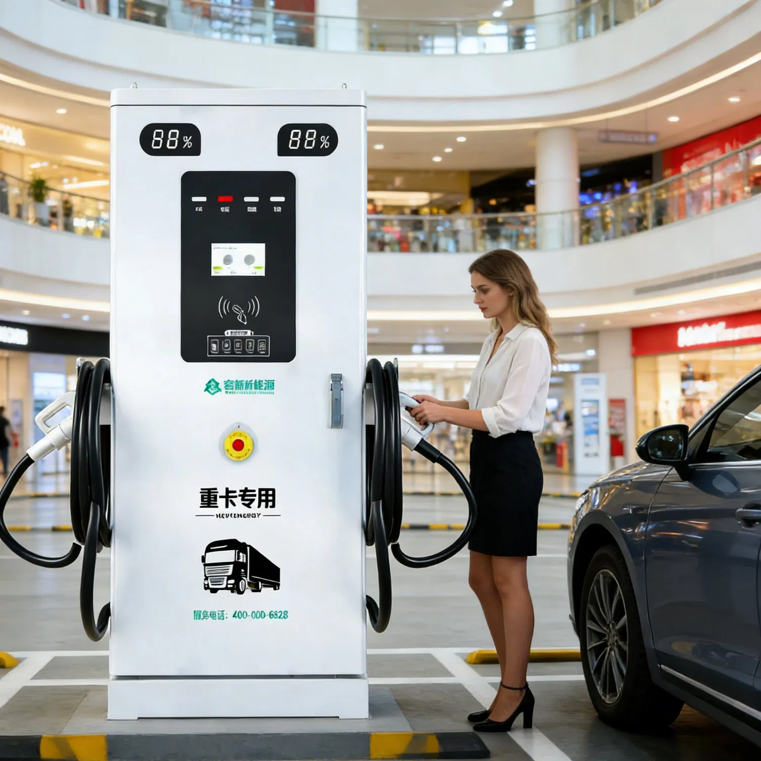 Ocpp CCS2 EV Charger 40kw 60kw 80kw 120kw 160kw for Fleet Management EV Charging Pile Stations