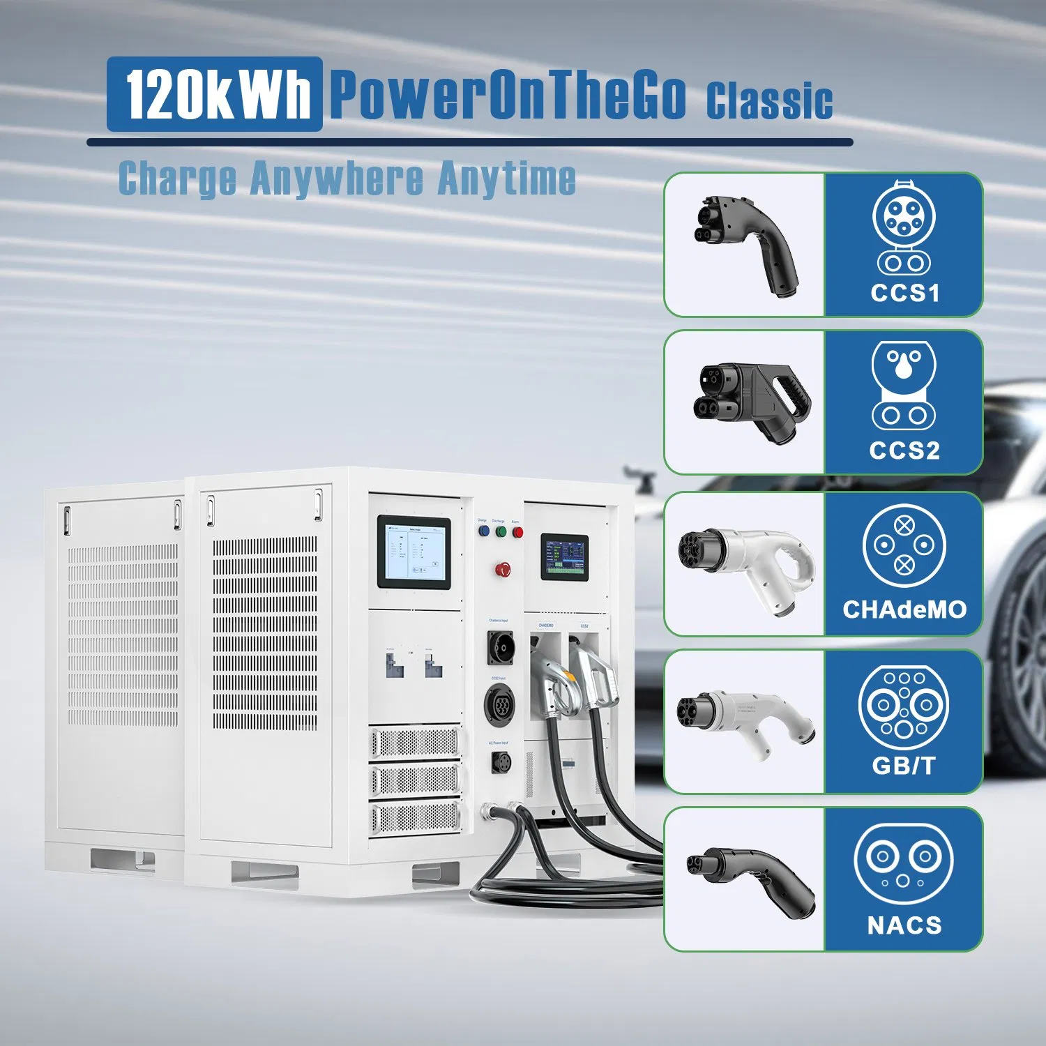 Versatile 120kwh mobile Battery System for Energy Storage for Home Charging with DC