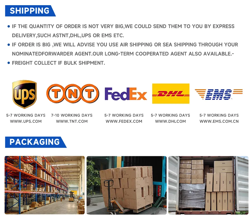 Packaging and Shipping