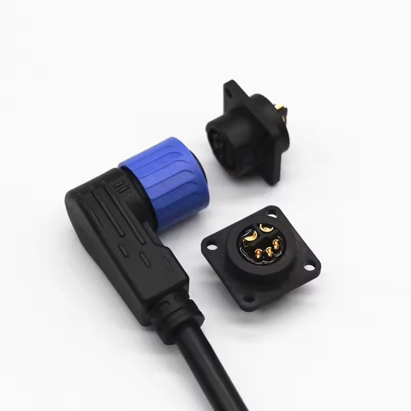 Customized New Energy Vehicle Electric 2+8 Parallel Plug Energy Storage Charging Connector 80A 600V Socket