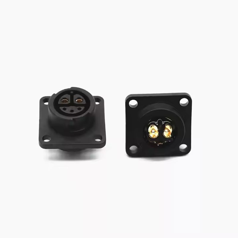 Customized New Energy Vehicle Electric 2+8 Parallel Plug Energy Storage Charging Connector 80A 600V Socket