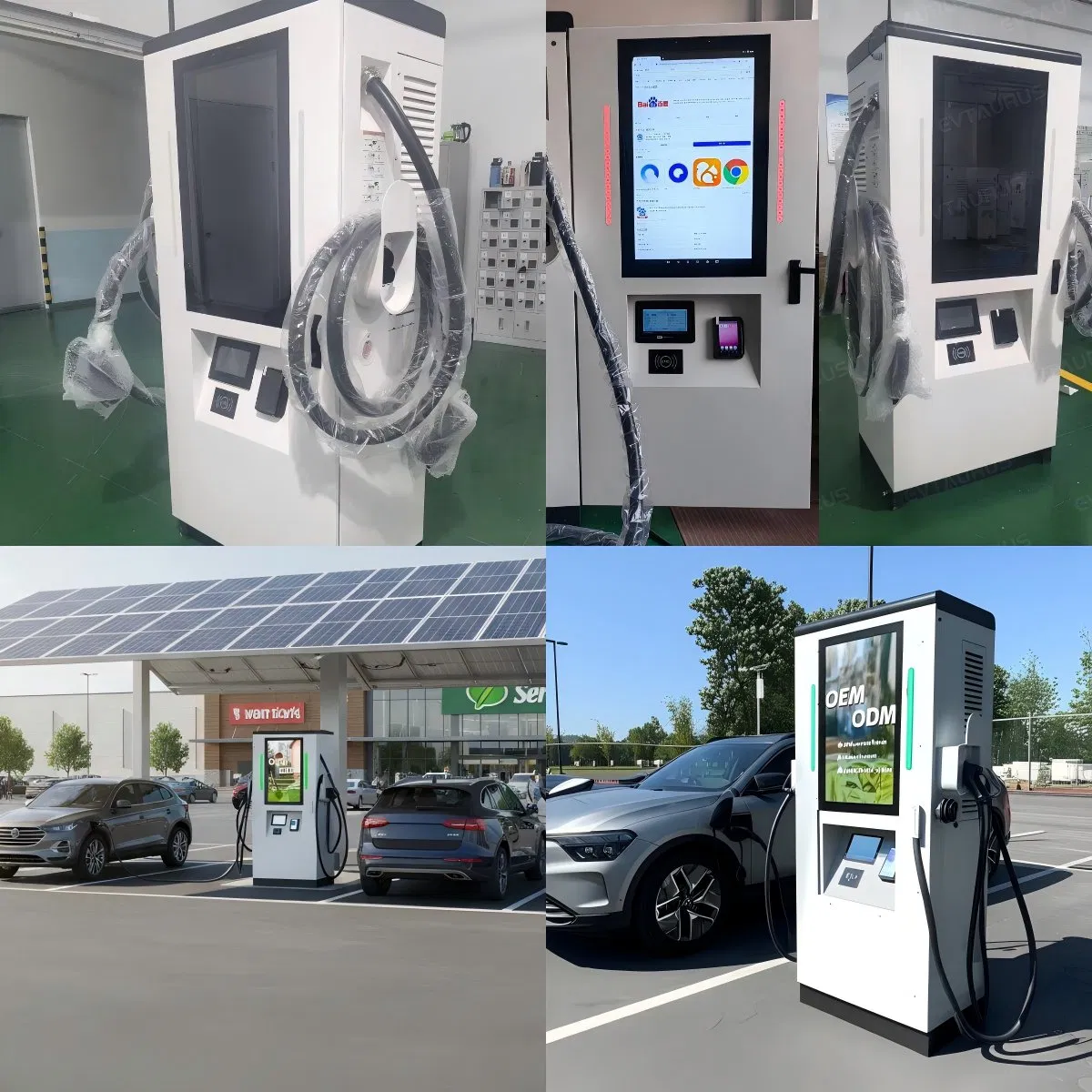 2026 Intelligent Ocpp 80kw 120kw 160kw CCS2 Gbt Nacs DC EV Fast Electric Car Vehicle Charging Station with 32 Inch LCD Display POS
