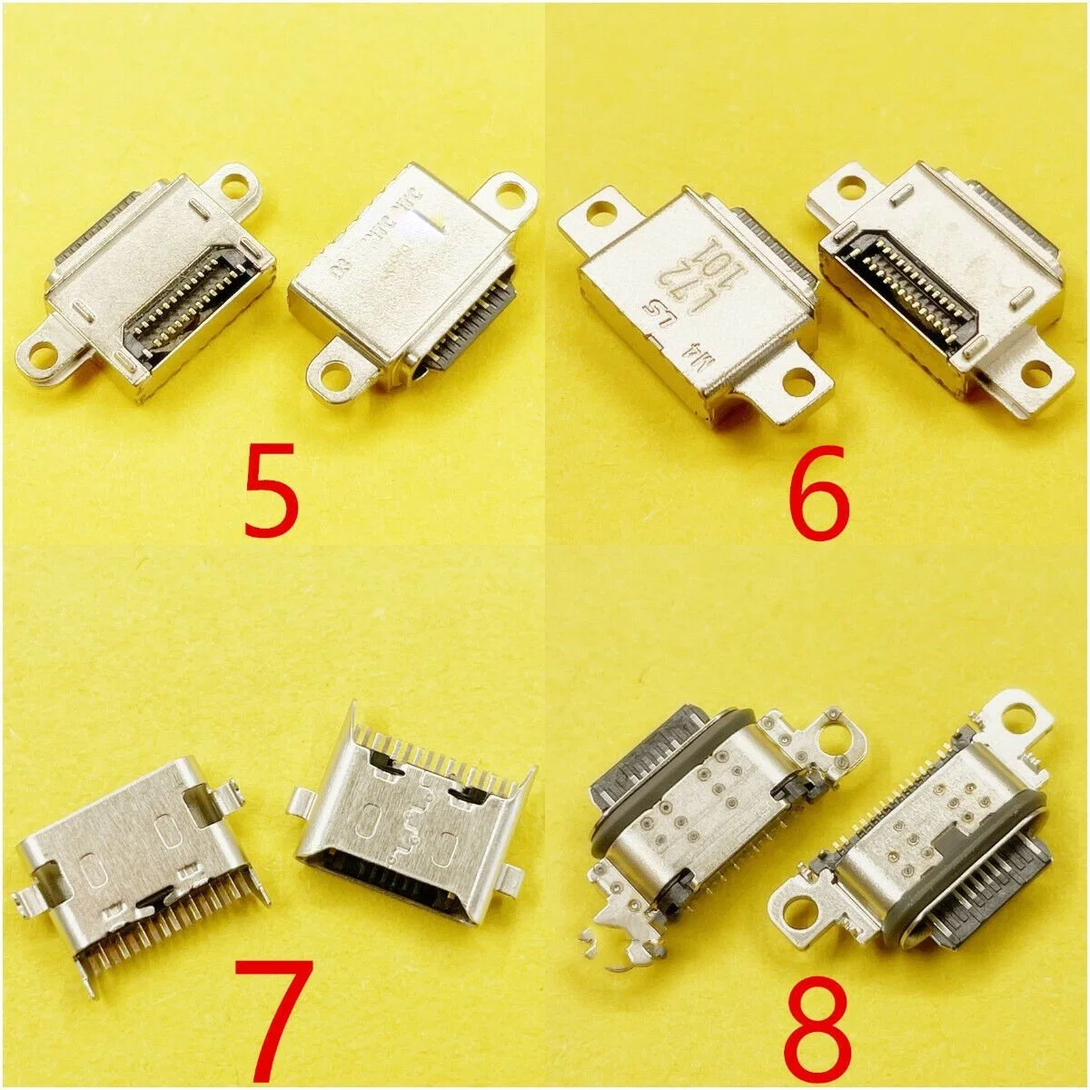 16 Models Type C USB Charging Port Connector for Samsung Alcatel