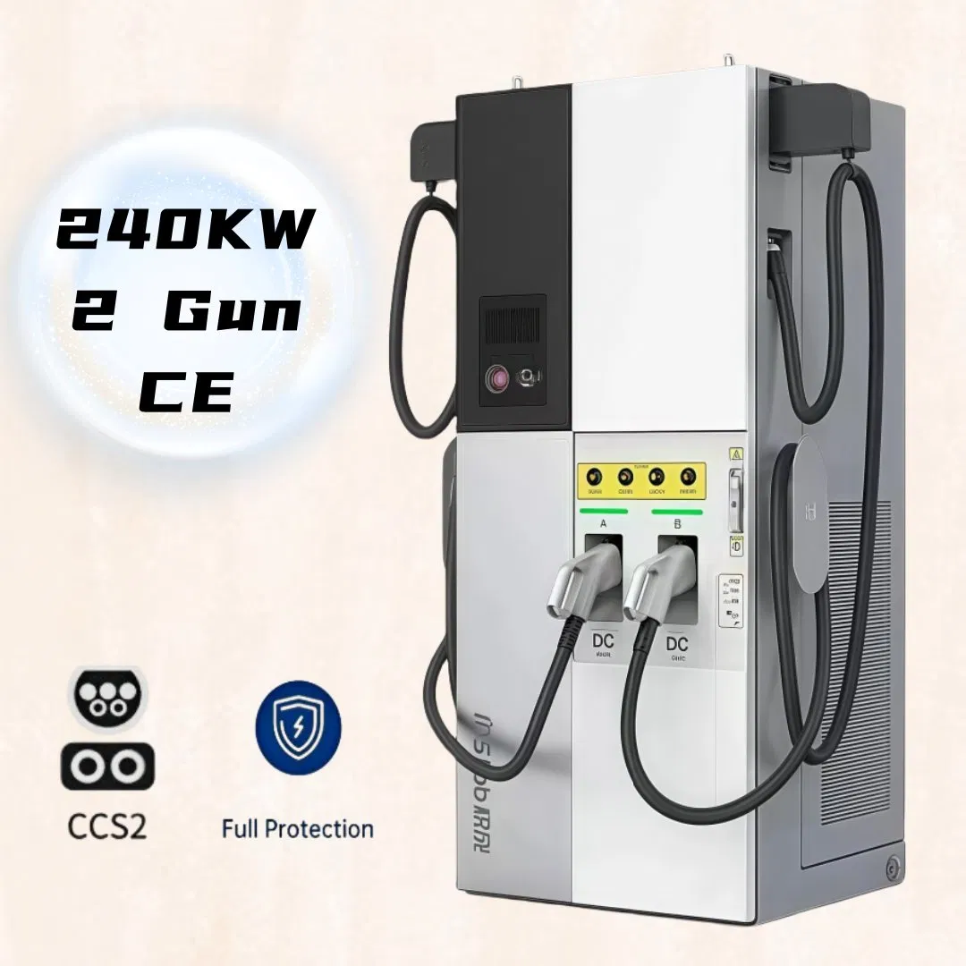 2025 Newest 240kw Wholesale Intelligent Ocpp CCS2 DC Fast EV Electric Vehicle Car Floor Standing Charger Pile Charging Station