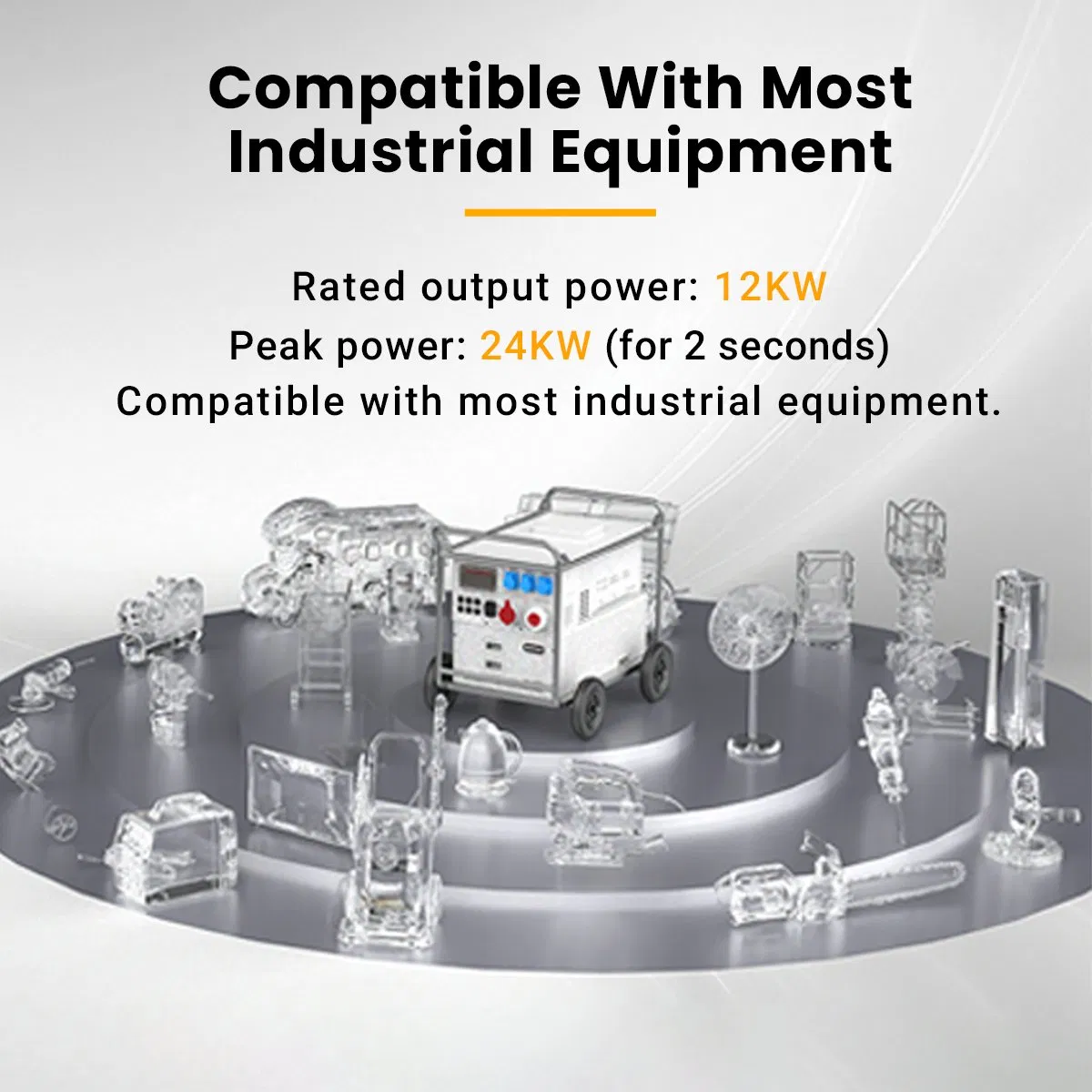 Mobile Solar Power Station with LFP Battery and Ultra Fast 2 Hour Charging