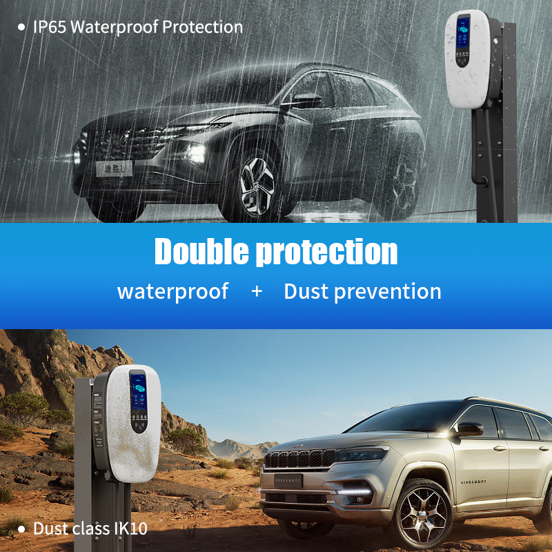 China OEM WiFi 4G Ocpp 1.6j Three Phase EV Charger 22kw Wall-Mounted AC 380V 32A Type 2 EV Charging Station