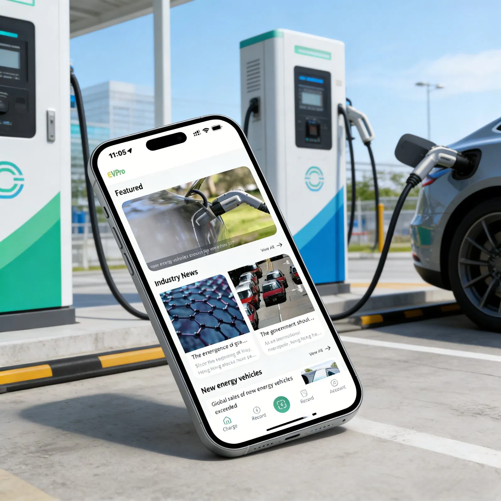 Evpro Reliable EV Charging Solution-Convenient Charging Station Search, Real-Time Charging Monitor, Membership &amp; Points, Compatible with Ios &amp; Android
