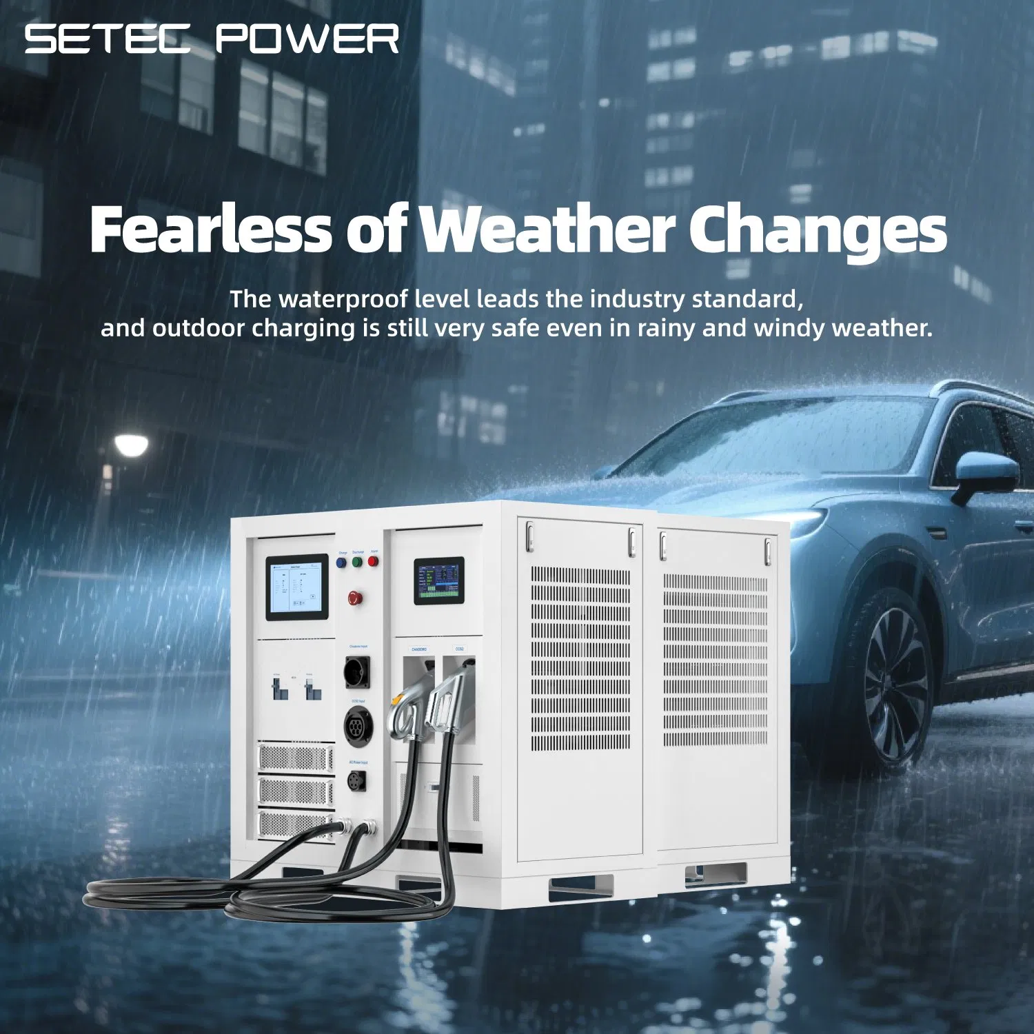 SETEC POWER 30kWh-1MWh Off-grid Electric Cars charging System Large Capacity Option Battery Storage System