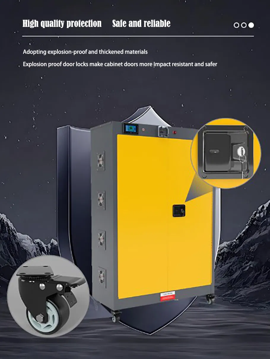 Smart Yellow C-Type Charging Cabinet