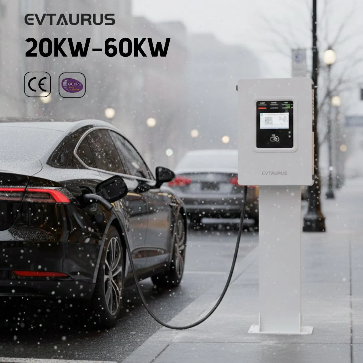 Small Wall-Mounted Floor-Standing 20kw-60kw Best Commercialelectric Vehicle Car EV Charging Stations