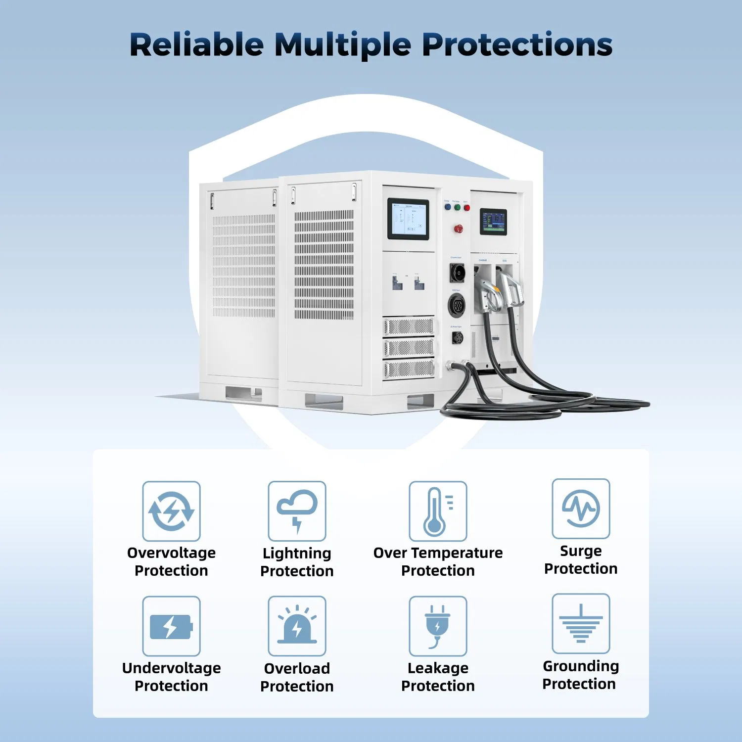 SETEC POWER Mobile Energy Storage System and integrated EV charging machine