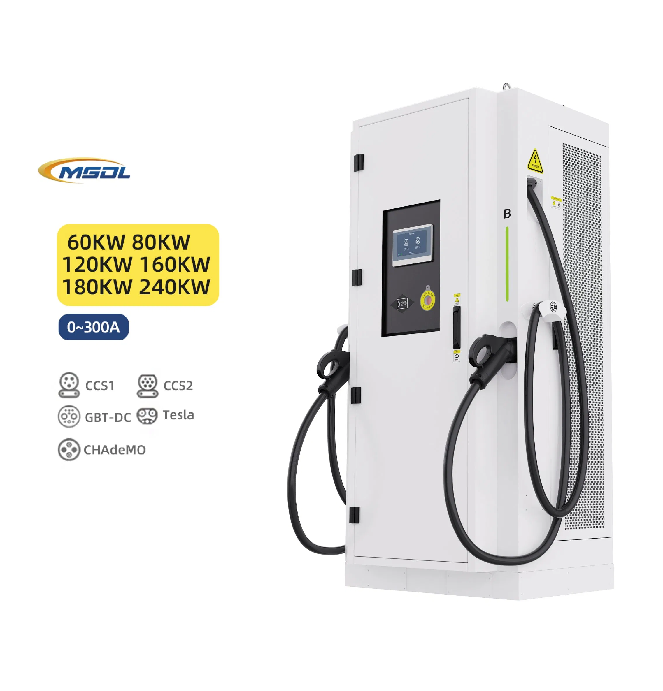 High-Performance DC EV Charger Charging Station, 440kg Wall-Mounted