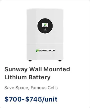 Wall Mount Lithium Battery
